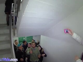 Euro bohyne publicly fucked v autobus thereafter párty