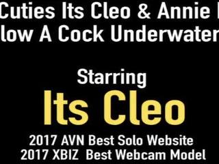 Cam Cuties its Cleo & Annie Knight Blow A putz Underwater!