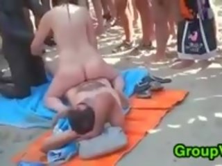 Lustful People Fucking Out At The Beach