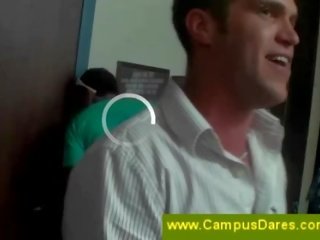Campus games turn into topless sex clip games