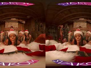 VRBangers Christams Orgy with Abella Danger and her 7 beguiling Elves VR X rated movie