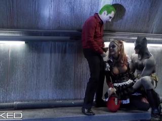 Wicked - Harley Quinn Fucks Joker & Batman: Free HD adult film 0b