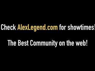 Alex Legend Cums on 4 Eyed Amarna Miller & Nickey Huntsman!