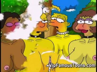 Simpsons orgji hentai parodi