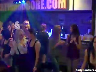 Stupendous European Babes Sucking At Nightclub